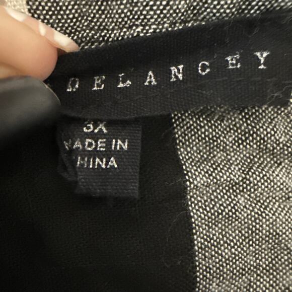 Jane And Delaney Women's Plus 3X Boho Buffalo Plaid Woven Crinkle Flowy Tunic - Picture 5 of 10